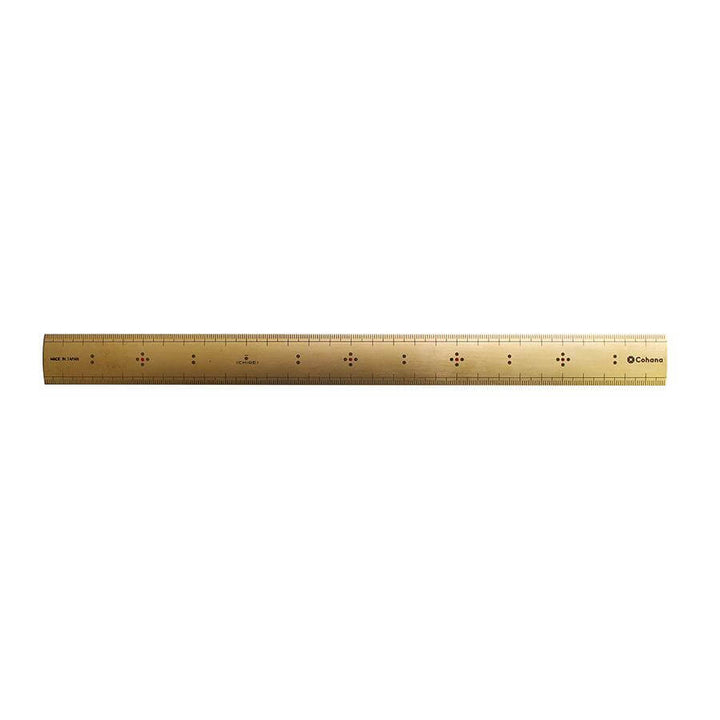 真ちゅうの竹尺 30cm (45-048) - Cohana Online Store