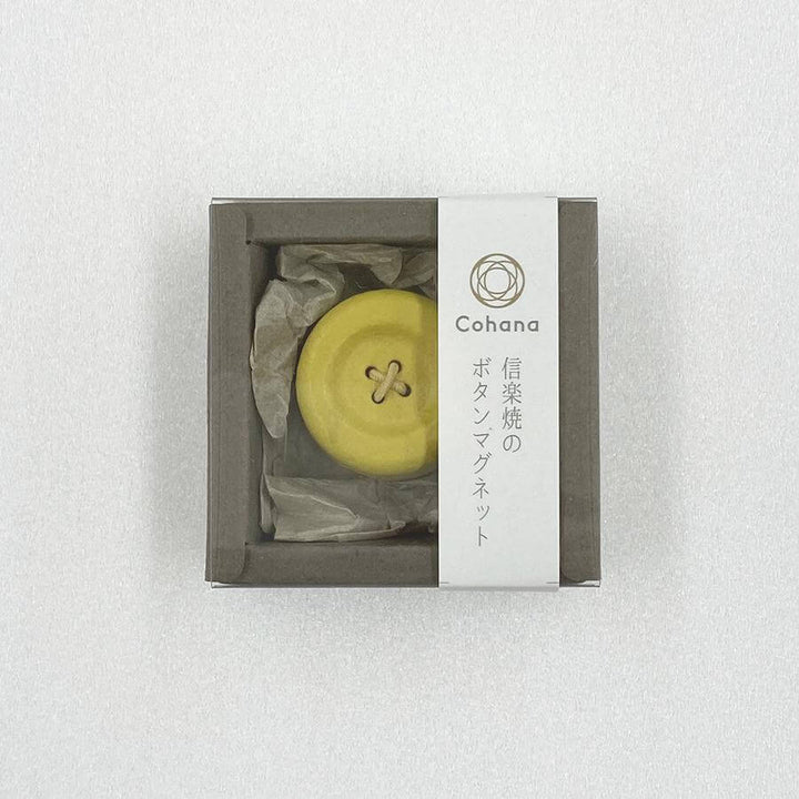 信楽焼のボタンマグネット - Cohana Online Store