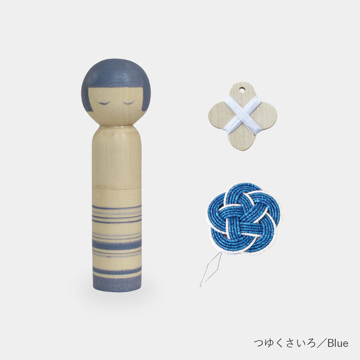 Kokeshi Doll Pincushion Set