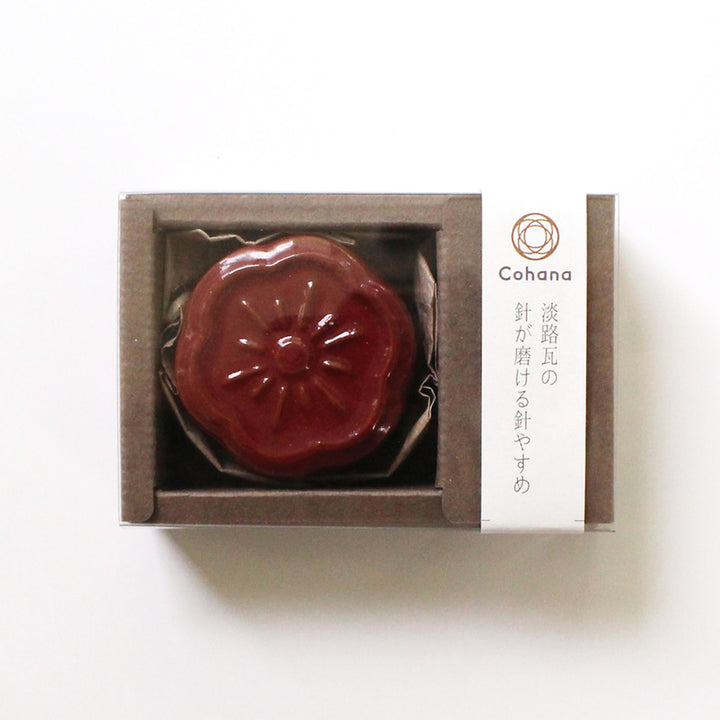Awaji Kawara Magnetic Needle Rest with Needle Polisher