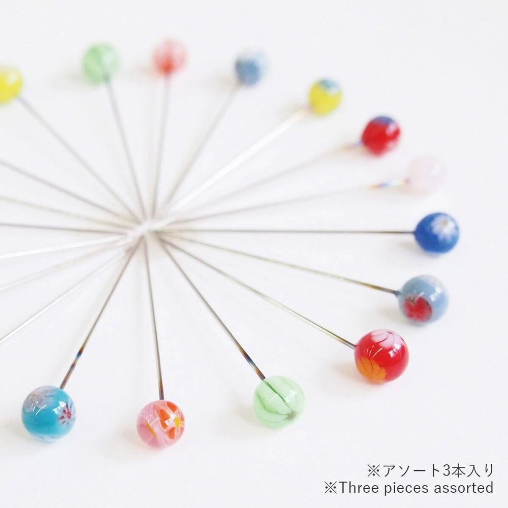 とんぼ玉の待針 (45-001) - Cohana Online Store