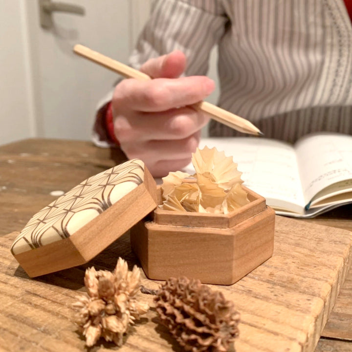 Asanoha Parquet Pencil Sharpener