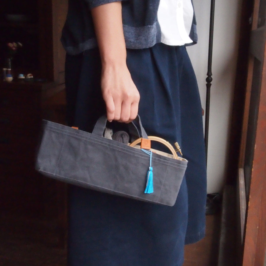 Waxed Canvas Tool Tote – Cohana Online Store - Main Image