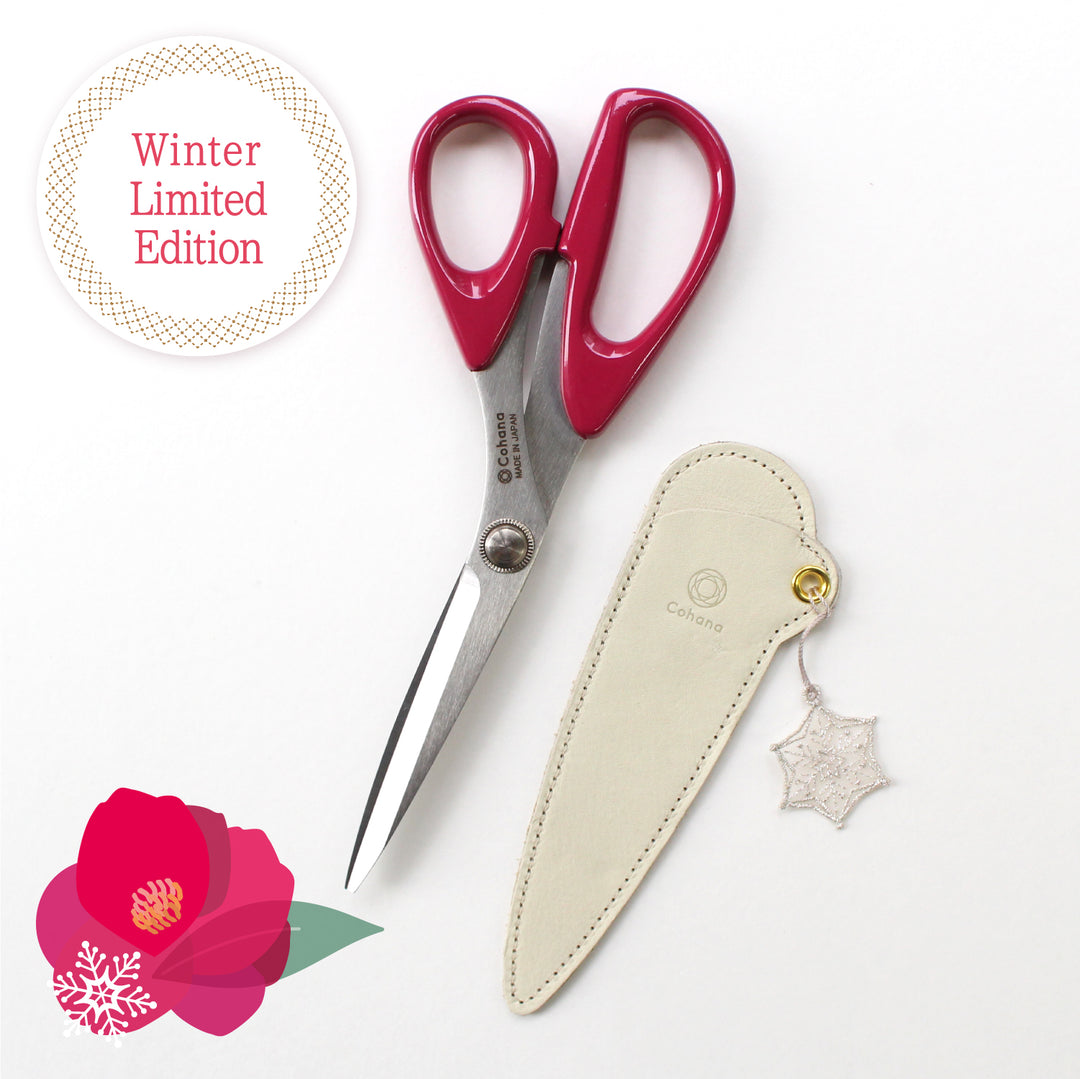 [Winter Limited Edition 2024] Seki Sewing Shears with Lacquered Handles KANTSUBAKI