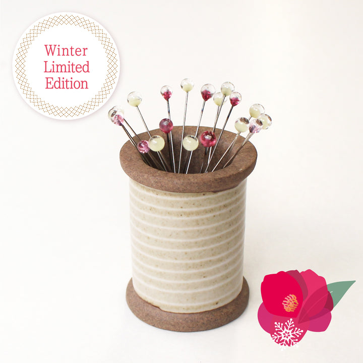 [Winter Limited Edition 2024] Hasami Magnetic Pin Holder and Sewing Pins Set KANTSUBAKI