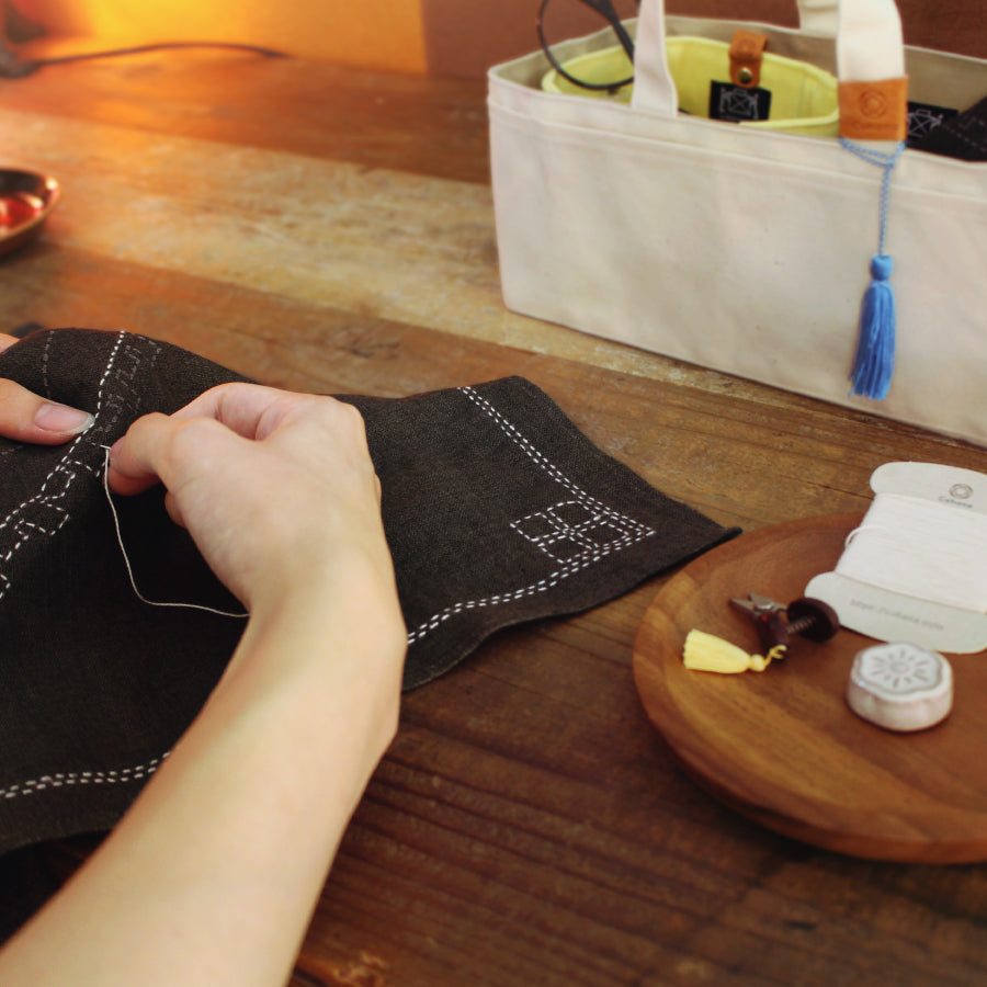 Sashiko Kit & Craft Tools in Tote