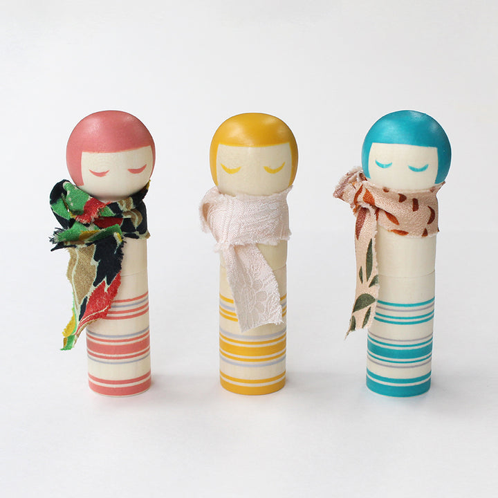 [Available in Limited Quantities]Kimono-styled Kokeshi Doll Pincushion
