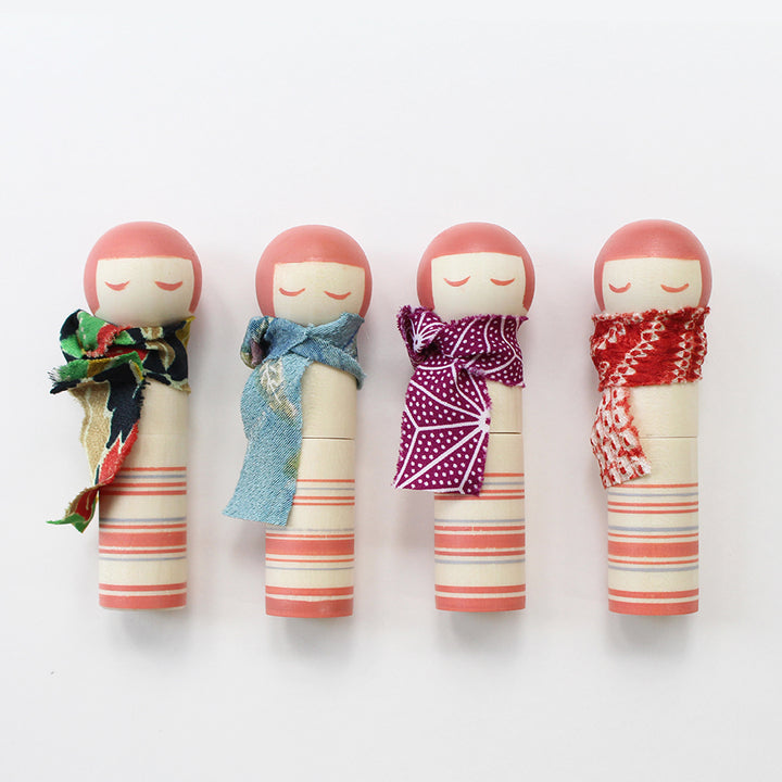 [Available in Limited Quantities]Kimono-styled Kokeshi Doll Pincushion