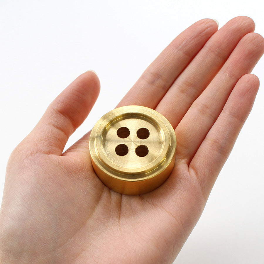 真ちゅうの豆文ちん (130g) (45-395)