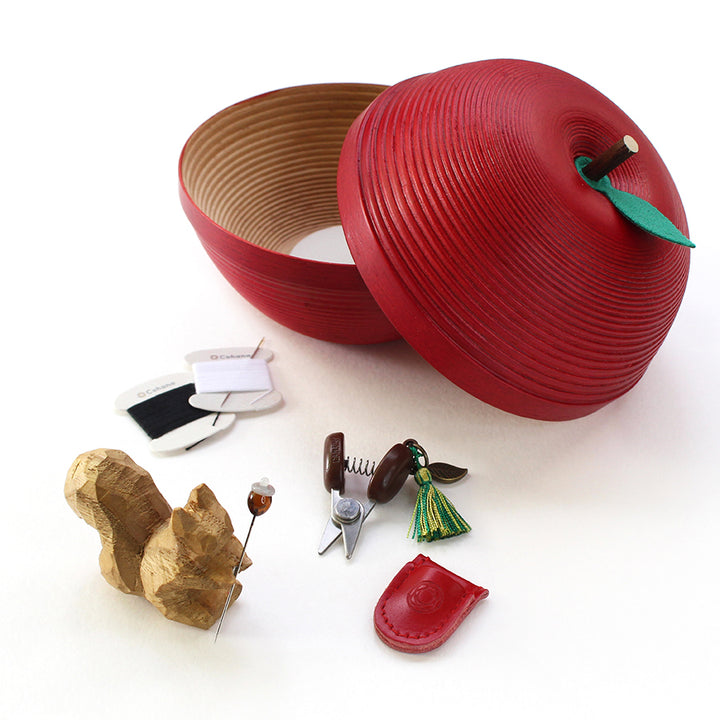 【Pre-order A: Estimated Arrival in Early-February】Red Apple Sewing Set