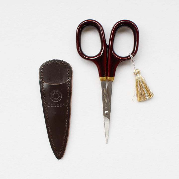 Small Scissors with Lacquered Handles (Tamenuri) (45-139)