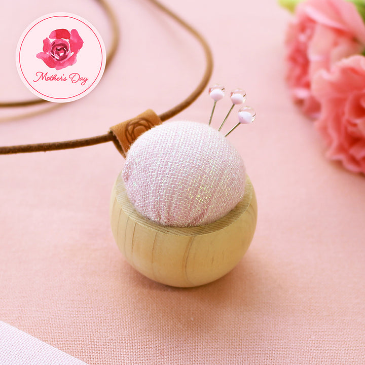 【Mother's Day Special】Sewing Pins and Cypress Pincushion Necklace Set (45-360)