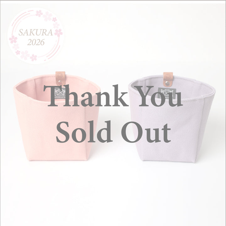 [Pre-order B: Estimated Arrival Mid to Late March 2026] Canvas Pouch – Sakura / Purple