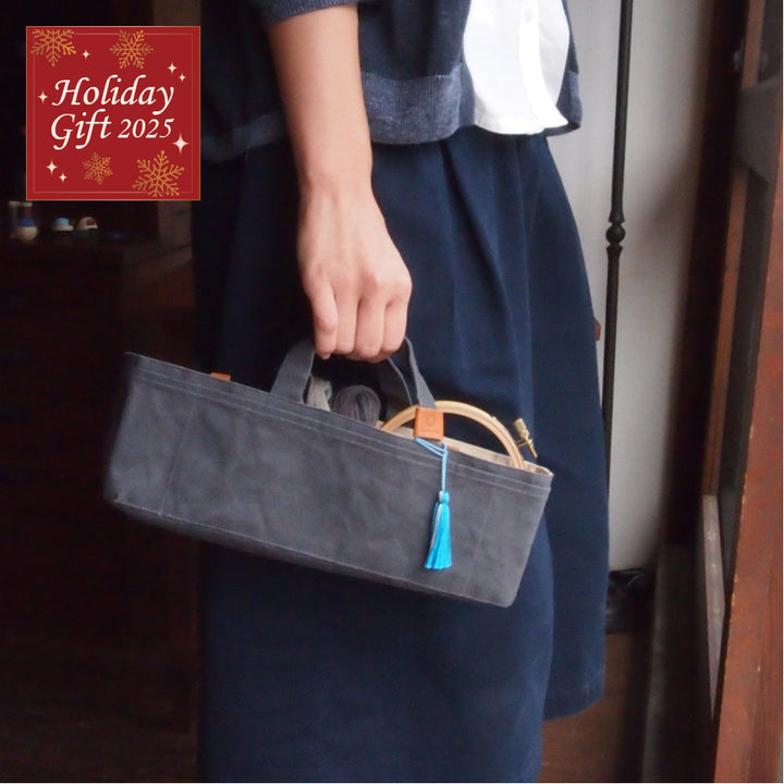 Waxed Canvas Tool Tote