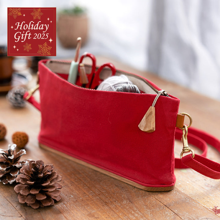 [Available in Limited Quantities] Portable Tool Case with Oak Base RED