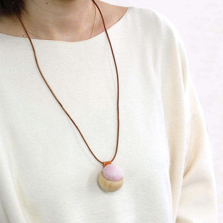 【Mother's Day Special】Sewing Pins and Cypress Pincushion Necklace Set (45-360)