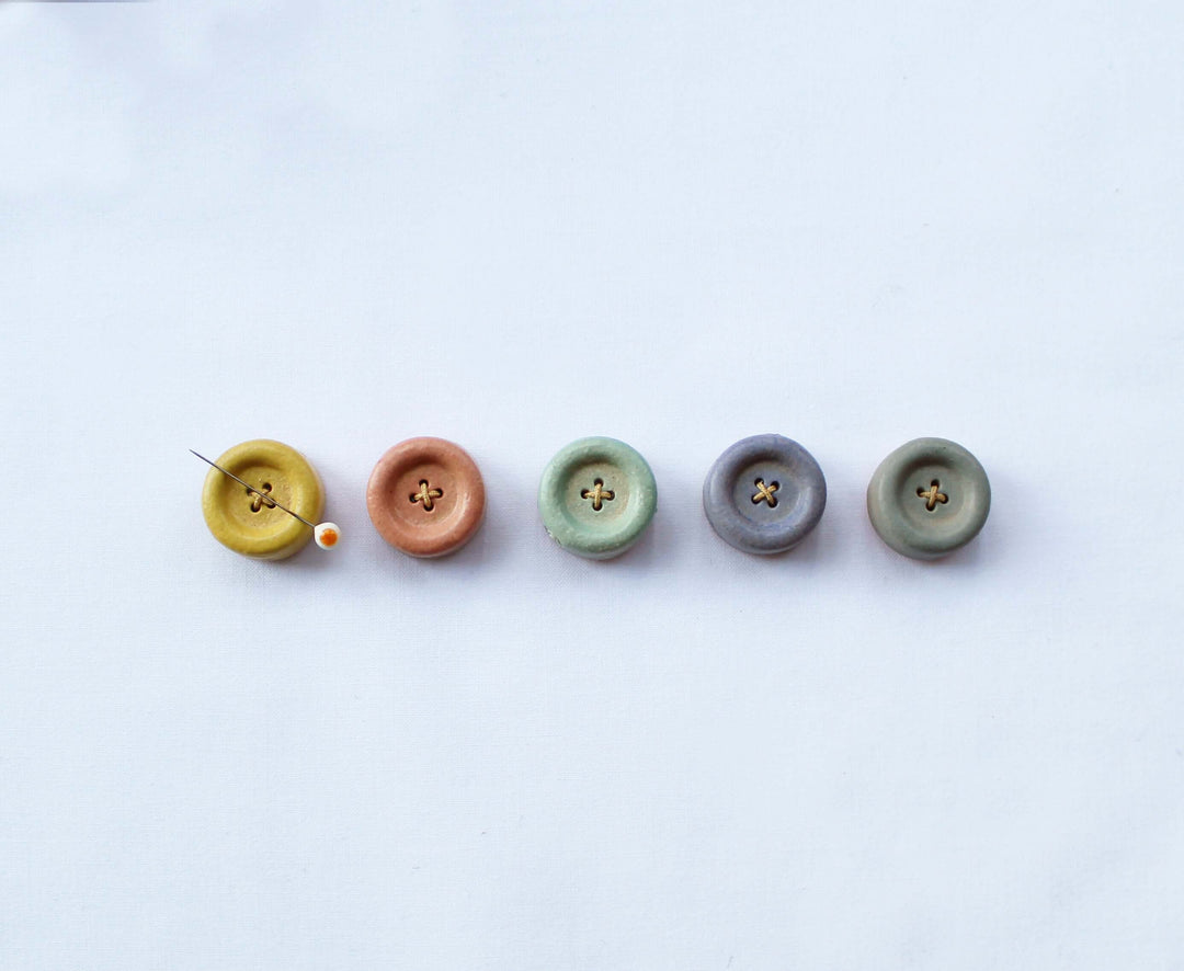 Shigaraki Ware Button Magnet