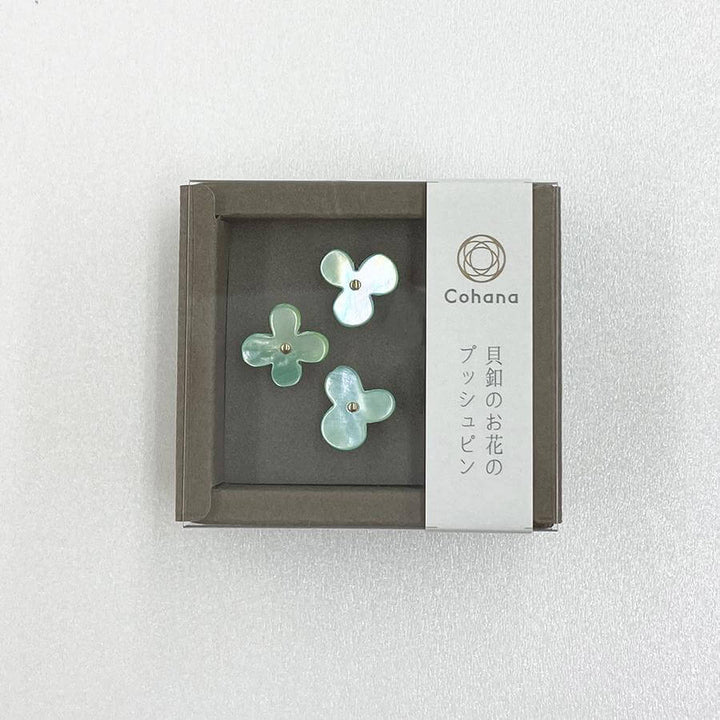 貝釦のお花のプッシュピン 単色 - Cohana Online Store